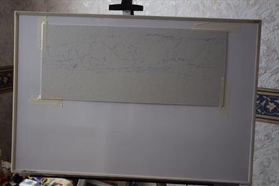 No 2 - In Progress pastel painting